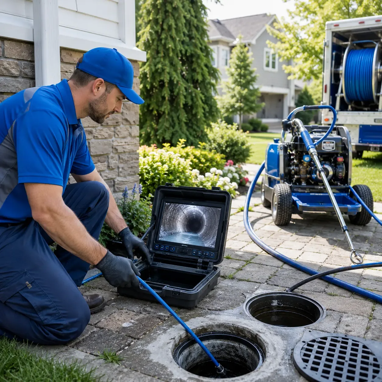 Outdoor drain cleaning professionals serving Belleville, WI