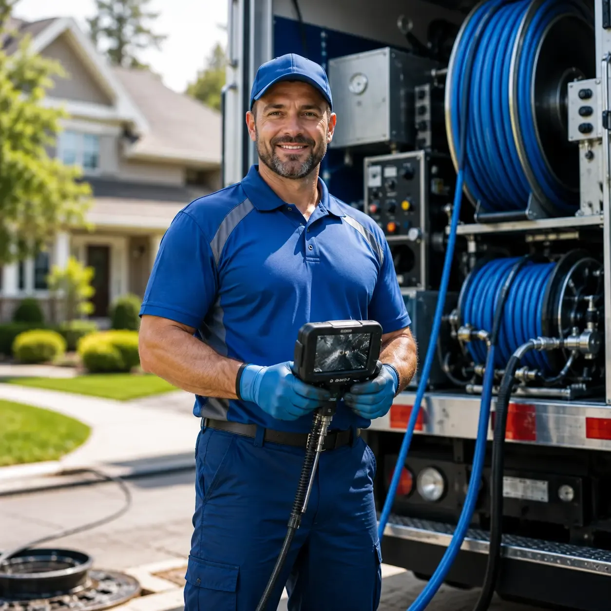 Local outdoor drain cleaning specialists in Belleville, WI
